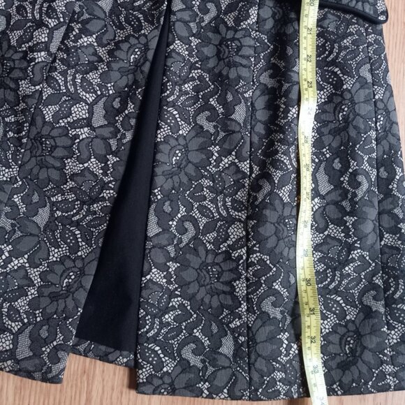 Bisou Bisou Lace Print Jacket Coat xs - Picture 3 of 4